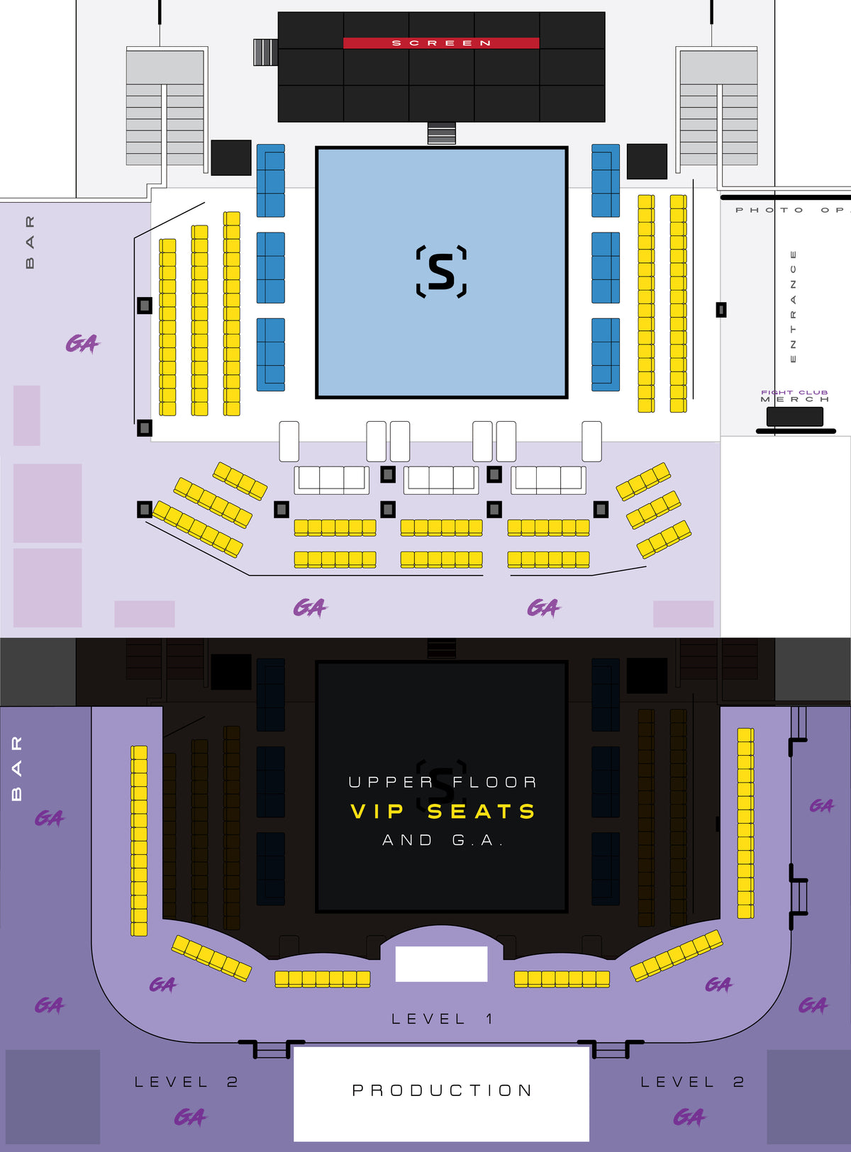 Surf Java Seating Plan Subversiv Combat Jiu Jitsu Fight Club #002 Long Beach, CA–Get Your Tic ...
